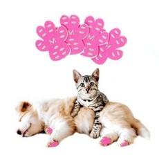 안정적인 논슬립 안전한 애견 발바닥 미끄 반려견 방지 매트 패드, 스카이-L