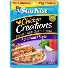 스타키스트 사우스웨스트 스타일 소스 화이트 치킨, 12개, 74g