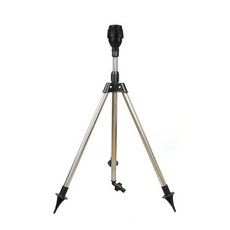 360도 정원 자동 회전 스프링클러 스테인레스 스틸 삼각대 세트 관개 스탠드 워터 제트 잔디 도구, 01 A