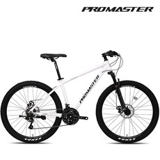 2025 프로마스터 26인치 MTB 자전거 엑스씨2.1D 시마노21단 디스크브레이크, 1개, 168cm, 엑스씨2.1D 26인치 화이트 미조립
