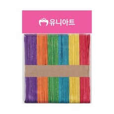 FIR 하드바 소 칼라혼합 미술놀이 1p 나무스틱 나무막대기 아이스크림막대