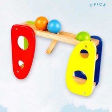 핀토이롤링볼 망치놀이 원목두드리기 교구 hl769 픽앤코401