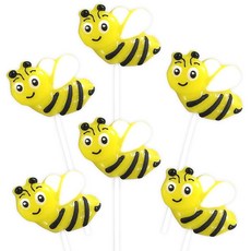 Bee Candy - 개별 포장 막대 사탕 24개 - 레몬 맛 빨판