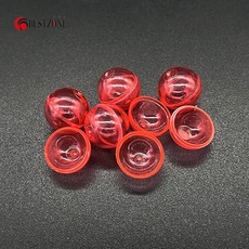 미니 빈 플라스틱 공 캡슐 장난감 서프라이즈 컨테이너 소품 페인트볼 초소형 100 개/로트 0.67 인치 0.68 17mm, 빨간색