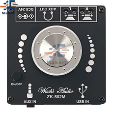 ZK-1002M 블루투스 5.0 파워 오디오 앰프 보드 스피커 스테레오 홈 시어터, 01 ZK-502M