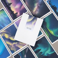 하이파이 오로라 미니카드 메세지카드40p+봉투20p 엽서세트/축하카드/연하장, 1