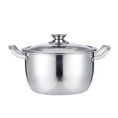 瑪莎利亞聯名御膳不銹鋼雙耳湯鍋 CI-2224B, 1個