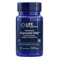 LIFE EXTENSION Curcumin Elite薑黃素軟膠囊 30顆入, 1罐