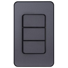 CHEIL ELECTRIC 3開關面板 金屬灰, 1個