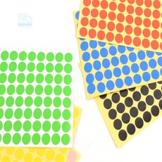 On동네 동그라미 스티커112P 학교, 녹색