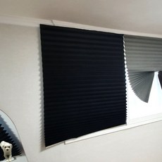 꿀이맘투 붙이는 암막블라인드 블랙 창문햇빛가리개