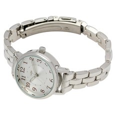 Fieldwork(필드워크) 아날로그 여성용 손목시계 하루슈 메탈 밴드 니켈 프리 금속 알레르기 일상 사용 실버 화이트 MKM2920-1 SWH