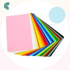 접착 펠트지 파스텔 연하늘 펠트 공예 다이 만들기 재단 부직포 원단 낱개 제이엘생활