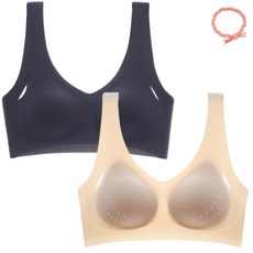 리빙스캔들 노와이어 울트라씬 심리스 수면 브라 편한 브라탑 스포츠 브라렛