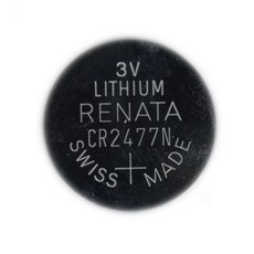 RENATA CR2477N 瑞士製鈕扣電池 (3V 鋰電池), 1個
