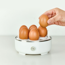 [독일브랜드] 7구 계란찜기 에그쿠커 반숙 완숙 타이머 자동전원차단 계란삶는기계 전기 만능 찜기 다이어트 식단