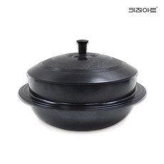 키친아트 금상첨화 IH 인덕션겸용 통주물 22cm 가마솥냄비, 단품
