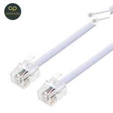 일반전화기유선 전화선케이블 유선전화선 전화케이블 99232/M M 커넥터 RJ 11 6P4C 1EA