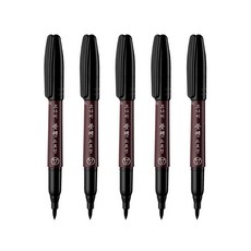 모나미 붓 펜 드로잉 수성마킹 캘리그라피, 5개