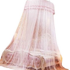 침대 캐노피 공주모기장, 연핑크