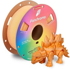 Polymaker Panchroma 매트 PLA 필라멘트 라바 레드 1.75mm 1kg 3D 프린팅 이전 폴리테라 매트 대부분의 FDM 프린터에 적합 스풀 (2.2파운드), 001 - 1.75mm 그라데이션 매트 트로피컬 스퀴즈