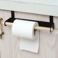 키친타올 걸이 싱크대 걸이 홀더 수납 키친타올걸이 욕실악세사리 주방소품 주방용품 싱크대걸이 타올걸이 수납걸이 싱크대홀더 키친타올홀더+노드커머스Shop, 블랙