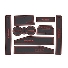 이보크 스타일링용 고무 매트 내부 컵 쿠션 먼지 미끄럼 방지 게이트 슬롯, 1. 빨간색, A. rubber