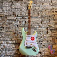 Fender Squier Sonic Strat 衝浪綠 電吉他 玫瑰木指板 單線圈, 1個, HSS 單單雙
