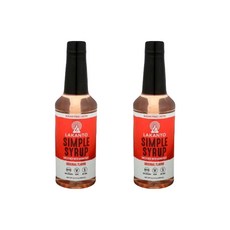 라칸토 몽크프루트 스위튼드 심플 스위트너 시럽 비건 무설탕, 488ml, 2개