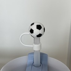 스탠리 호환 텀블러 빨대마개 10mm, 40.축구공, 1개