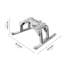 DJI 플립 드론 액세서리용 랜딩 기어 플라이 모어 콤보용 접이식 높이 연장 다리, 01 하얀색