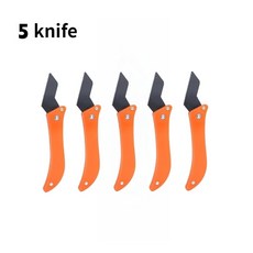 블레이드가있는 5PCS 타일 갭 청소 도구 벽 바닥 그라우트 리무버 모르타르 벽지 페인트 제거 스크레이퍼, 01 C