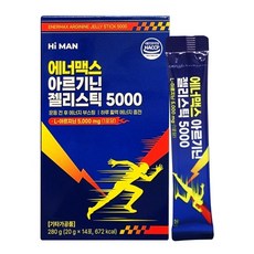 하이맨 에너맥스 아르기닌 젤리스틱 5000 20g, 3개, 14정