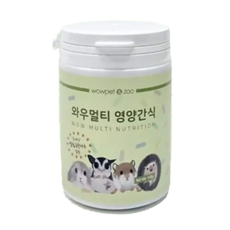 반려동물 영양보충 소동물용 멀티 영양 간식 1P 햄스터 토끼 밀웜 단백질, 1개