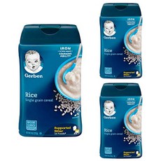 거버 시리얼 227g, 쌀(Rice), 3개