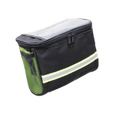 자전거 전면 수납 파우치 로드 바이크 핸들바 가방 사이클링 휴대폰 가방, Green, 22 inches