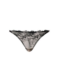 트윈셋 자수 튤 텅 팬티