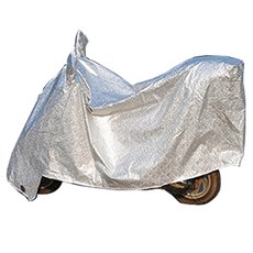 防水防曬摩托車罩 輕巧易收納 有效保護愛車免受風吹日曬雨淋, 機車防雨罩 XL銀色