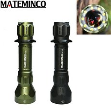 Vastlite Minima Bow 휴대용 LEP 손전등 280 루멘 EDC 미니 방수 스테인레스 스틸 클립 토치 라이트, 03 Camouflage Green, 01 with battery, 01 without glow stick