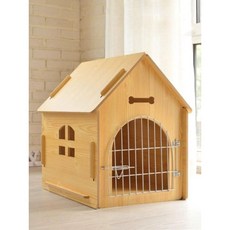 강아지집 고양이숨숨집 애견하우스 우드하우스 문없음 내추럴 소형 40cmx39cmx45cm, 나무문 레드파인