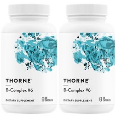 Thorne 無麩質維他命B群膠囊, 60顆, 2罐