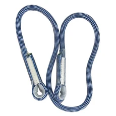 휴대용 등반 로프 미끄럼 방지 다운힐 로프 생존용 낙하산 코드 랜야드 캠핑 등반 로프 하이킹 빨랫줄 6mm, 06 파란색