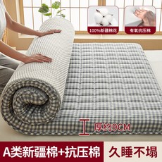 접이식 자취방 라지킹토퍼 두꺼운이불패드 바닥 돌침대요 매트리스 손님용, 1cm, 8_D타입 두께 9cm 120x190cm