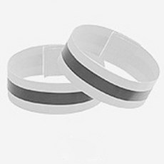 야광밴드 야광띠 반사밴드 반사띠 형광밴드 안전밴드 발광밴드 반사스트랩 야광팔찌 교통안전벨트 발목밴드, 2세트, 화이트