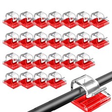 25 針多功能 Seongri 電纜夾座, 25個, 透明