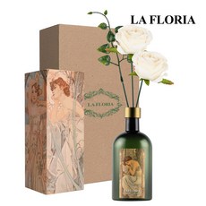 라플로리아 꽃 디퓨저, 1개, 500ml, S6.다시한번힘내요향/B13.장미-L12/화이트