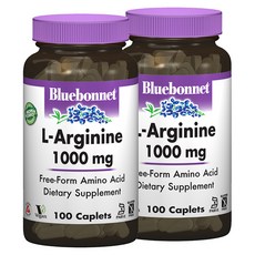 블루보넷 L-아르지닌 1000mg 비건 캐플렛, 100정, 2개
