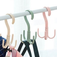 가방걸이 소품걸이, 1회전소품걸이-그린, 1개