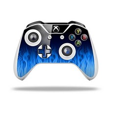 XBOX One SX 컨트롤러와 호환되는 WraptorSkinz 데칼 비닐 스킨 랩 - Fire Blue컨트롤러 미포함, XBOX One SX 컨트롤러와 호환되는 Wraptor