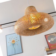 팬던트 1등 7045-1D 라탄 직부조명실내 긴수명 교체